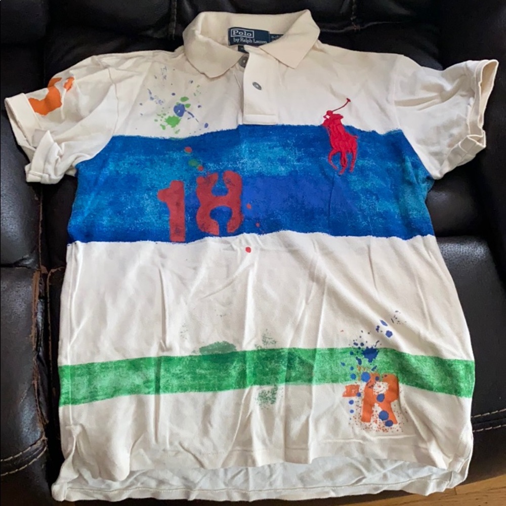 custom fit polo brand polo t-shirt